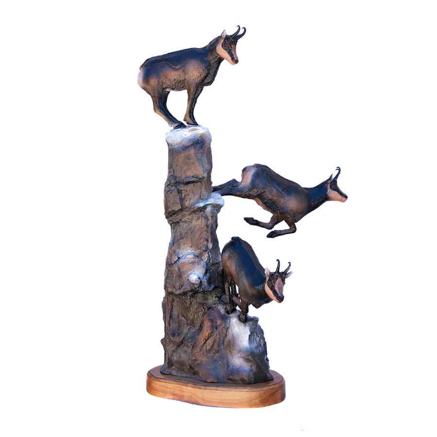 Chamois — Bronze by Justin I. Young