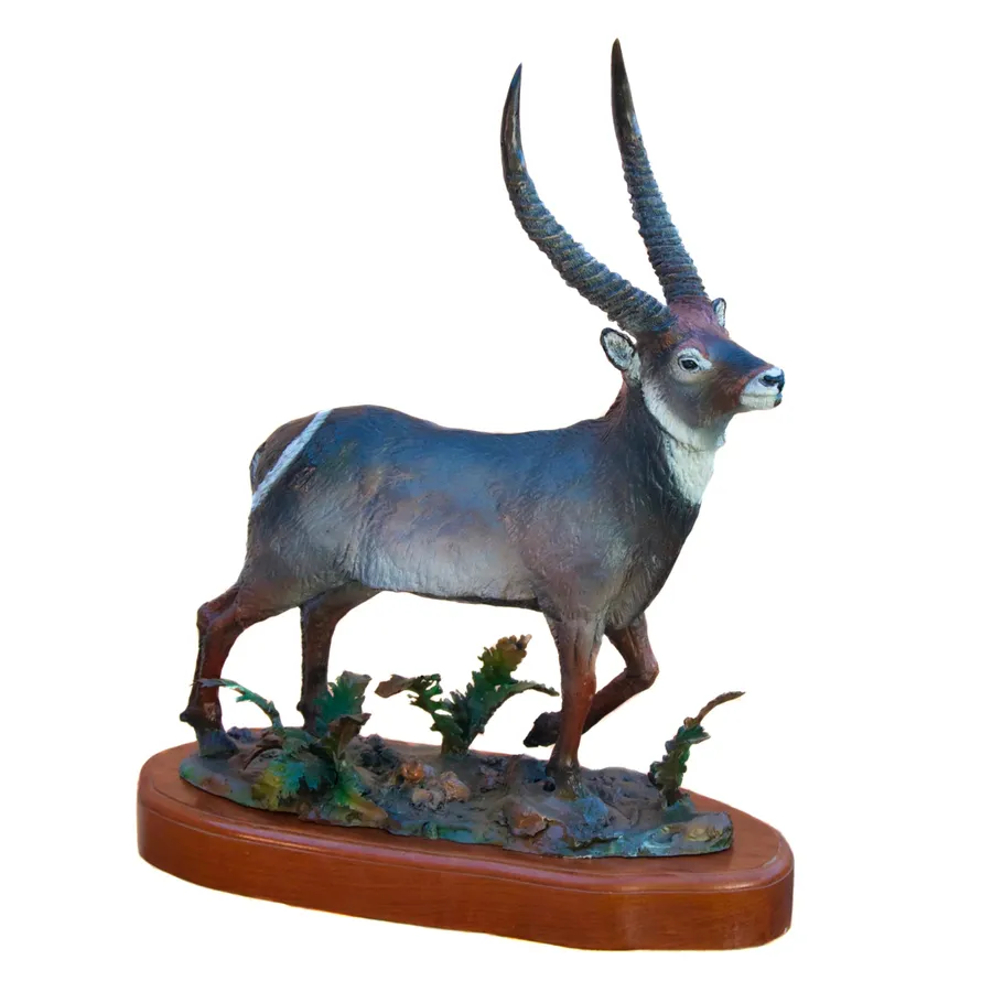 WaterBuck — Bronze by Justin I. Young