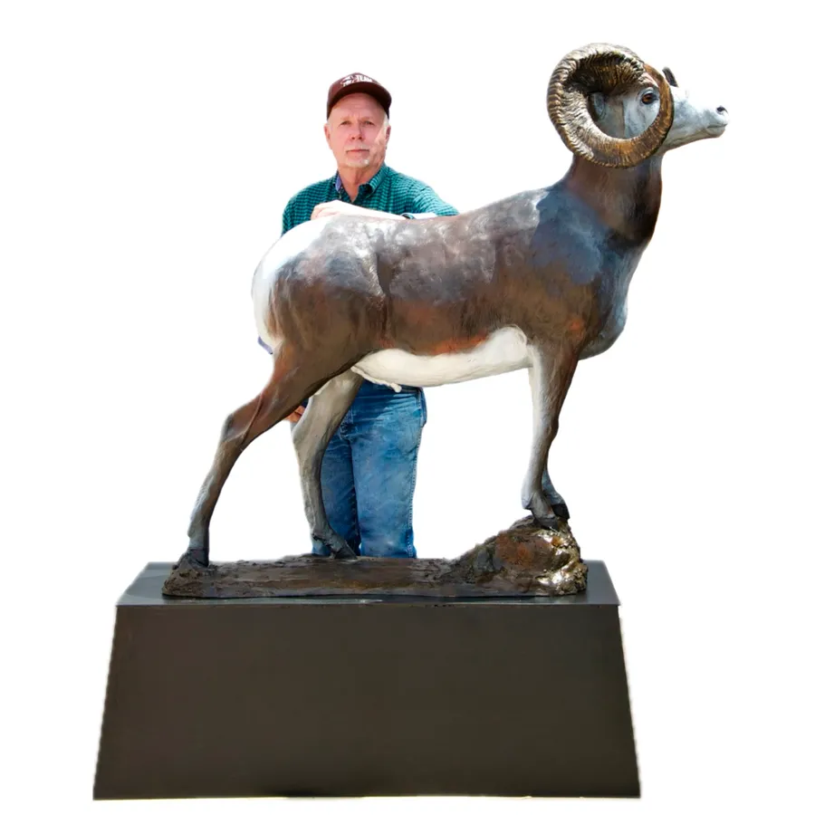 Stone Mountain Ram — Monument by Justin I. Young