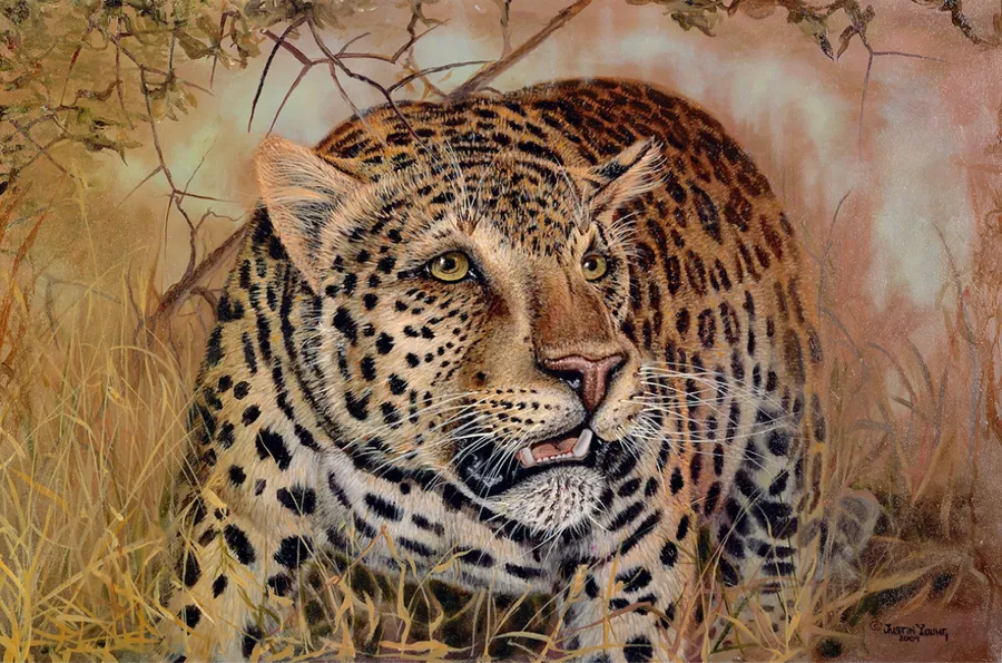 Jungle Eyes — Painting by Justin I. Young