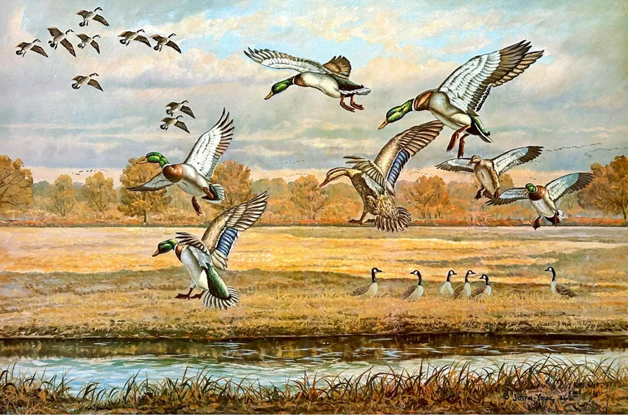 South Platte Sunrise — Painting by Justin I. Young